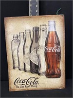 Coca Cola Tin Advertising Sign