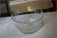 Appears to be crystal bowl