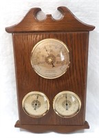 Oak barometer.
