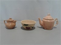 3-pc. Pottery Made in USA