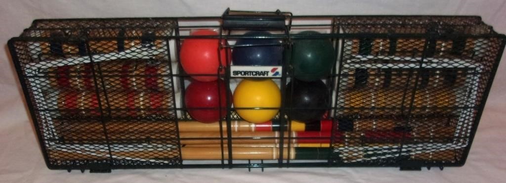 Sportcraft croquet set.