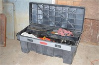 RUBBERMAID 4'W TOOL TOTE WITH CONTENTS