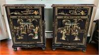 Decorative Chinese Chinoiserie Cabinets with