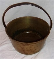Large vintage Brass jam pot.