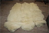 Genuine Sheepskin Rug Leather Backing  53 x 68