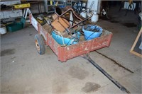SINGLE AXLE ESTATE TRAILER WITH CONTENTS