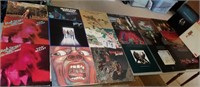 21 Vintage LP Records, Bob Seger, Moody Blues,