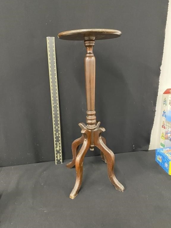 Vintage 36" Wooden Plant Stand
