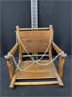 Vintage Wooden Childs Swing