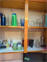Contents Of Kitchen Cabinets, Glassware Utensils