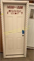 32" entry door with frame