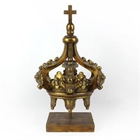 Gold Crown on Stand
