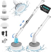 Dual Speed Electric Scrubber-White