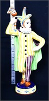 Vintage Danish 11in jester figure, see photos