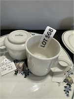 WEST VIRGINIA CUPS, PLATES, SERVING TRAYS