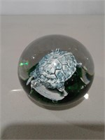 Peacock Glass Works Turtle Sulfide