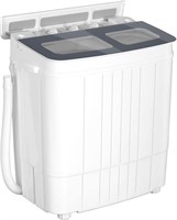 Portable Washer  14.5 lbs Twin Tub  Gray