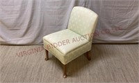 Vintage / Antique Pad Foot Slipper Chair