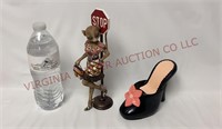 Margaret Le Van Naughty Nat Figurine & Shoe