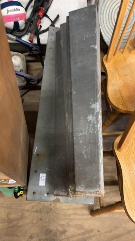 Galvanized table legs 38 inches tall galvanized