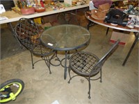 OUTDOOR TABLE & 2 CHAIRS