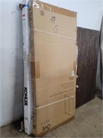 Ove - 60" Satin Nickel Shower Door (In Box)