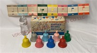 Vintage Swiss Song Bells Educational Musical Toy