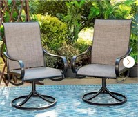 Two Swivel Patio Chairs (In Box)