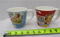 2 Vintage Style Kellogg's Rice Krispies Mug