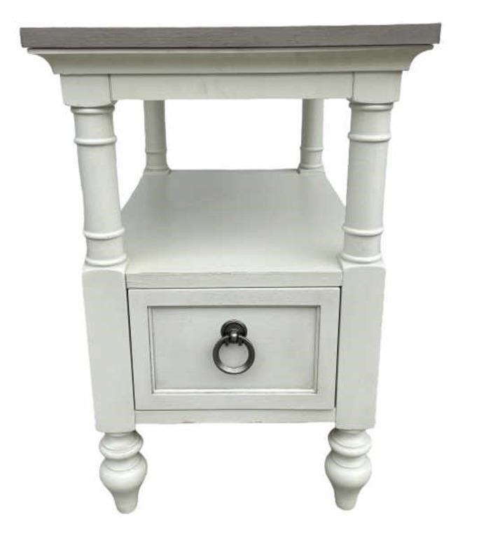 Broyhill White Side Table
