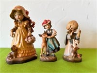 Anri Wood Carved Figurines Made in Italy