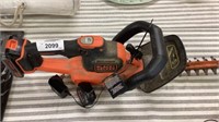 Black and decker 20 V lithium saw with accessories