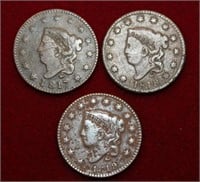 US Large Cent Lot; 1817-1818