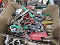 COLLECTION OF WIRE PLIERS & CUTTERS