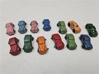 Vintage Miniature Metal Toy Cars Lot (13)
