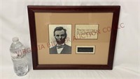 Framed Abraham Lincoln Quote Wall Art