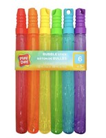 PLAY DAY BUBBLE WANDS - 18PCS