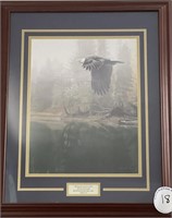 Eagle Over Water Print