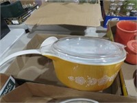 PYREX BOWL WITH LID & LADDLE