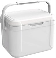 5qt Mini Insulated Cooler Lunch Box  White
