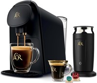 L'OR Barista Coffee Machine  Black + Frother