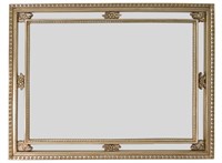Grand Carved Console Wall Mirror-Platine