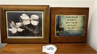 Dogwood Blossoms and Verse Wall Art