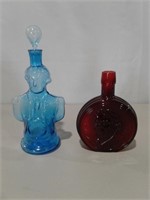 (2) Vtg. Wheaton Glass Bottles
