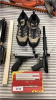 Scorch paintballs and gear, men’s shoes size 11