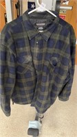 New mens XL lined flannel