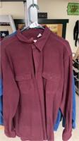 3 new mens fleece shirts 2 L 1 XL