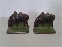 Cast Iron Horse Bookends  (5" Wide)
