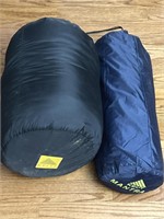 Kelly Sleeping Bag and Kelty Mantra 3 Tent