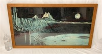 Mel Hunter Lunar Landscape MFSF Framed Poster